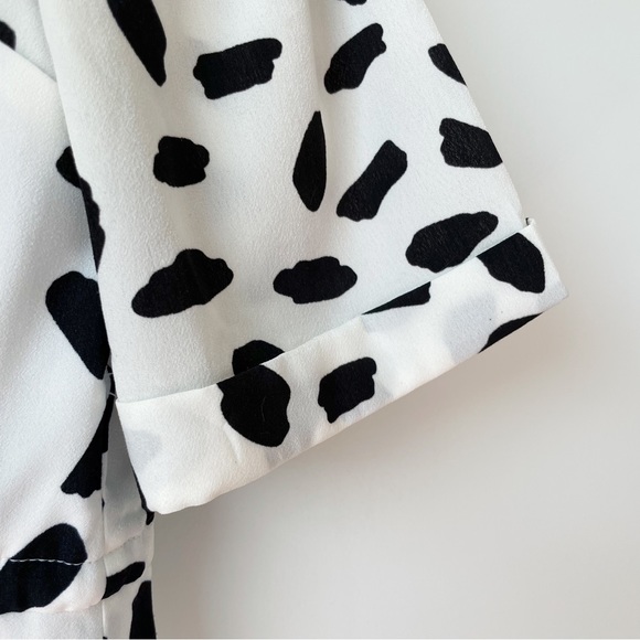 2/$20 Angashion Cow Print Mini Dress - Picture 11 of 16